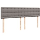vidaXL Box spring postelja z vzmetnico taupe 200x200 cm blago, (21308303) | Shoptok.si