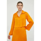 American Vintage Srajca ženska, oranžna barva