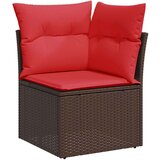 vidaXL 7-dijelni set vrtnih sofa od poliratana s jastucima crni bagrem | shoptok.hr