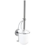 Wenko 20898100 - četka za WC VACUUM-LOC MILAZZO 10x34 cm inox/sjajni hrom/bela | Eponuda.com