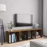 Ormarić za knjige / TV dimljeni hrast 143x30x36 cm drvo | shoptok.hr