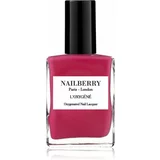 Nailberry L'Oxygéné lak za nohte odtenek Pink Berry 15 ml