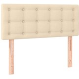 vidaXL Krevet s oprugama i madracem krem 100 x 200 cm od tkanine | shoptok.hr