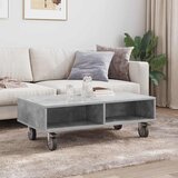  Stolić sa kotačima Betonski sivi 90 x 50 x 30 cm | Eponuda.com