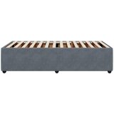  Okvir kreveta bez madraca tamnosivi 100x200 cm baršunasti | shoptok.hr