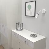 Fleksibilna lampica JOKER 1xGU10/8W/230V bela/matni hrom | Eponuda.com