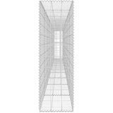  Gabionski zid s poklopcima od pocinčanog čelika 600 x 30 x 100 cm | shoptok.hr