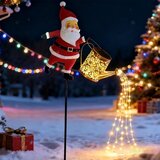  Aigostar- LED spoljašnja božićna dekoracija 120xLED/3xAA/8 funkcija 80 cm IP44 Santa/topla | Eponuda.com