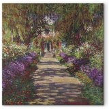  Slika - Claude Monet – A Pathway in Monet\'s Garden 40x40 Standard | shoptok.hr