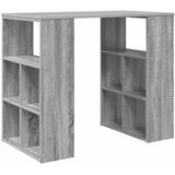  Stol s policom Siva Sonoma 90 x 50 x 75 cm Konstruirano drvo | Eponuda.ba