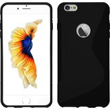  Gumijasti / gel etui S-Line za Apple iPhone 6S Plus / iPhone 6 Plus (5.5") - črni Cene