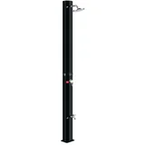 solarni tuš sa slavinom za pranje nogu crni 35 L E-102
