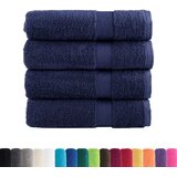 Premium ručnici za ruke SOLUND 4 kom. tamnoplavi 50x100 cm 600 g/m² | Shoptok.si