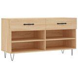 Maison Chic Klop za čevlje - Sedež za čevlje sonoma hrast 102x35x55 cm inženirski les, (21776590) Cene