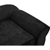 vidaXL Sofa za pse crna 72 x 45 x 30 cm plišana | shoptok.hr