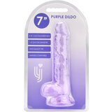 Loving Joy 2024 Dildo Loving Joy With Balls Purple 7'' | Shoptok.si