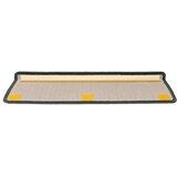  Prostirke za stepenice 15 kom 65x21x4 cm tamnozelene pravokutne rubove | Shoptok.si