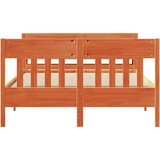  Okvir kreveta bez madraca voštano smeđi 135x190 cm od borovine | shoptok.hr