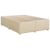  Boxspring krevet s madracem Krem 160 x 200 cm Tkanina - Krem 160 x 200 cm Dizajn linija | shoptok.hr