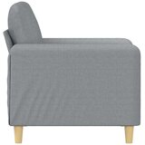  Fotelj svetlo siv 60 cm blago | Shoptok.si