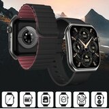 Forever Tiron SWM-300 Black pametni sat 1,96" AMOLED, IP67, Bluetooth 5.0 | shoptok.hr