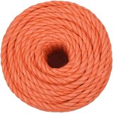 vidaXL Delovna vrv oranžna 10 mm 25 m polipropilen | Shoptok.si