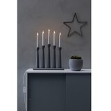 Marksl&amp;ouml;jd 704197 - Božićni svećnjak MASESK&amp;Auml;R 5xE10/3W/230V siv Slike