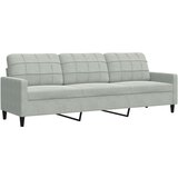 Maison Chic kavč - Sofa - Kanape svetlo siv 210 cm žamet, (21726725) Cene