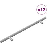Drška za ormar 12 pcs Srebrno 300 mm Nehrđajući čelik | shoptok.hr