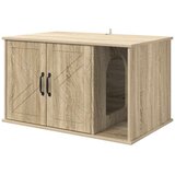 vidaXL Mačja Kuća Sonoma 85 x 55 x 50 cm Konstruirano drvo | shoptok.hr