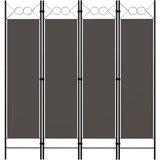 vidaXL Sobna pregrada s 4 panela antracit 160 x 180 cm Cijene