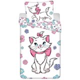 Jerry Fabrics Bijela pamučna dječja posteljina za krevet za jednu osobu 140x200 cm Marie Cat "Floral" – | shoptok.hr