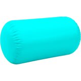  Gimnastički valjak na napuhavanje s crpkom 120x75 cm PVC zeleni | shoptok.hr
