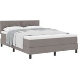  Boxspring krevet s madracem Sivo-smeđa 140 x 190 cm tkanina | shoptok.hr