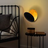 Opviq lights Crna/u bakrenoj boji LED zidna lampa ø 25 cm Yosma – | shoptok.hr