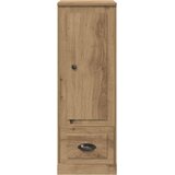  Visoka komoda boja hrasta 36x35,5x103,5 cm konstruiranog drva Smeđa | shoptok.hr