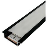 Mitea Lighting aluminijumski profil za led trake crni ugradni set sa difuzorom 10x41x2000mm M3010-U-C Cene