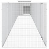  Kavez za kokoši sivi 700x91x100 cm od pocinčanog čelika | Eponuda.com