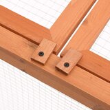 vidaXL Vrtni kavez za životinje 150 x 100 x 50 cm od masivne jelovine | shoptok.hr