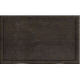 Stolna Mizna plošča temno siva 100x60x6 cm obdelana trdna hrastovina, (20818531) | Shoptok.si
