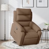 Maison Chic Naslanjač - Relax naslanjač s funkcijo vstajanja rjavo blago, (22040129) | Shoptok.si