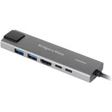 Kruger matz KRUGER-MATZ pretvornik USB tip-C na HDMI/2x USB3.0/2x USB tip C/RJ45 CC-HUB-KM0391 | Shoptok.si