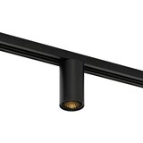 QAZQA Moderni črni reflektor za 1-fazni tirni sistem GU10 50mm - Iconic Ruby Honey Cene