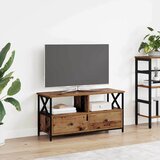 TV ormar Staro drvo 90 x 33 x 45 cm Inženjerska drva i čelik | shoptok.hr