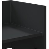  Zidna polica crna 70,5 x 35 x 30,5 cm od konstruiranog drva | shoptok.hr