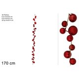 Novogodišnja girlanda kugle zlatne / crvene 36/1 | Eponuda.com