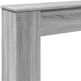 vidaXL Okvir za kamin siva sonoma 100x20x100 cm inženirski les | Shoptok.si