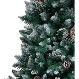  Umjetno božićno drvce sa šiškama i bijelim snijegom 240 cm | shoptok.hr