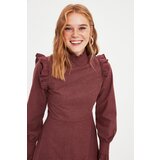 Trendyol Burgundy Shoulder Detailing Dress | shoptok.hr