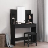  Toaletni stolić s ogledalom crni 96 x 39 x 142 cm | shoptok.hr